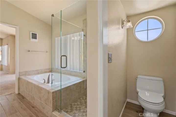 Gorgeous shower and separate bath
