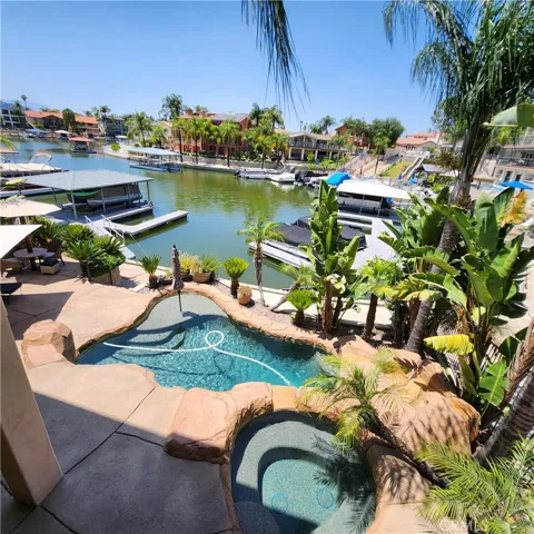 POOL & LAKE VIEW FROM BALCONY