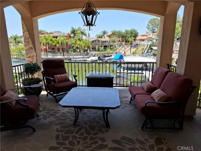 MAIN LEVEL COVERED BALCONY
