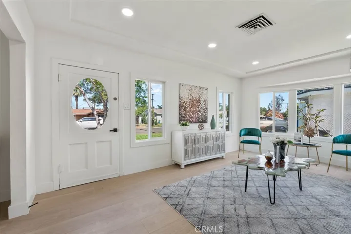 Front entry, into living room