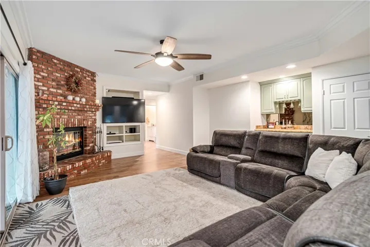 Fire virtually added to fireplace