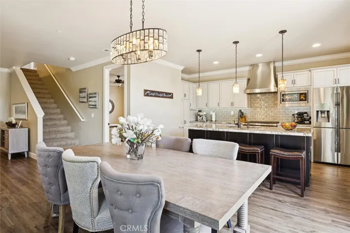 Kitchen and dining room