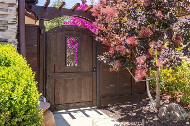 Gate to front door