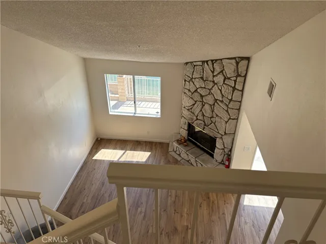 Living room from upstairs