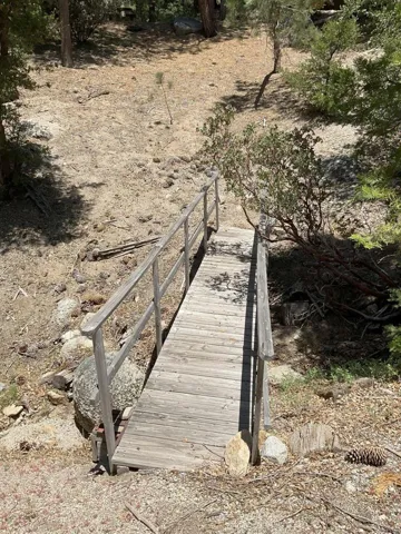 Bridge crossing seasonal creek