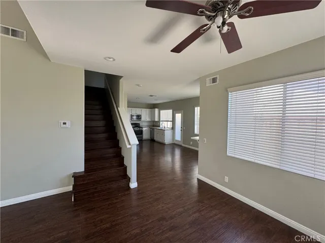 Living room to kitchen