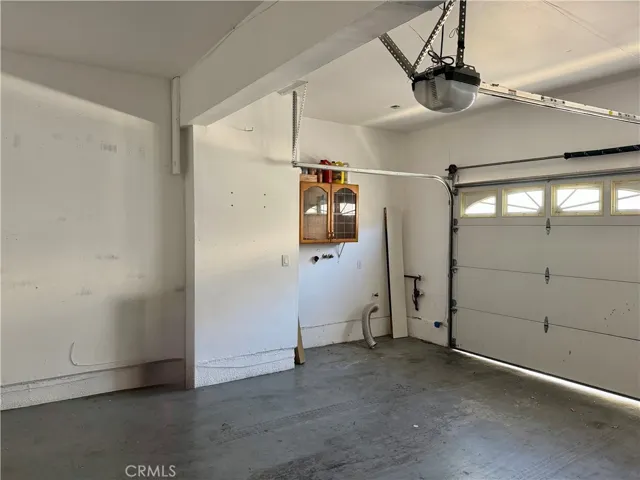 Garage laundry area
