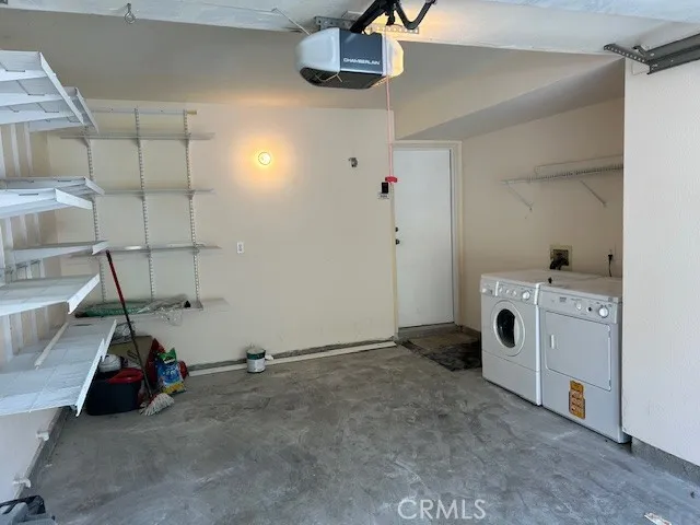 1 car Garage with door into condo
