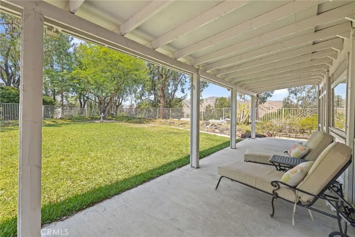 Beautiful patio to enjoy your extra-large yard.