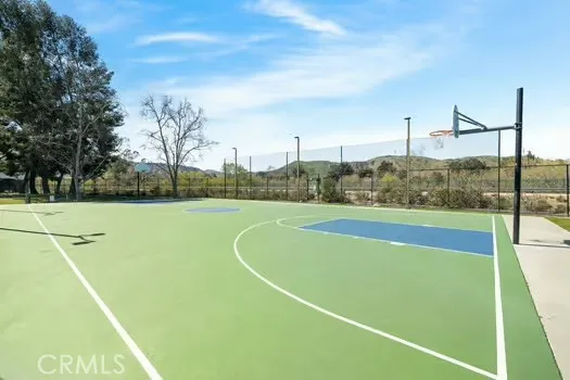 Basketball courts.
