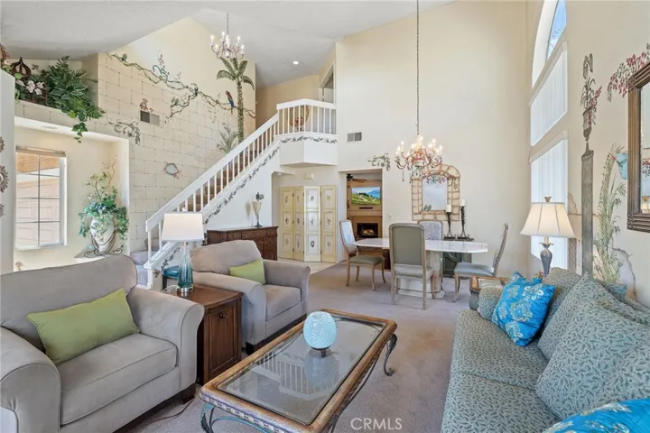 Furniture included.