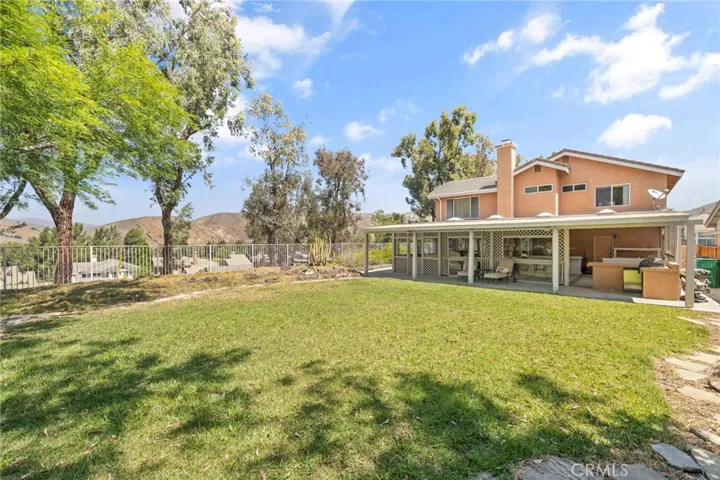 Beautiful backyard with lots of views.