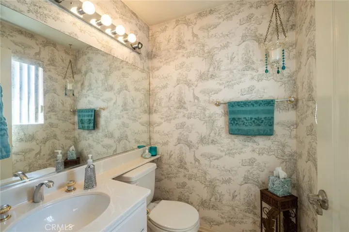 Half bathroom downstairs.