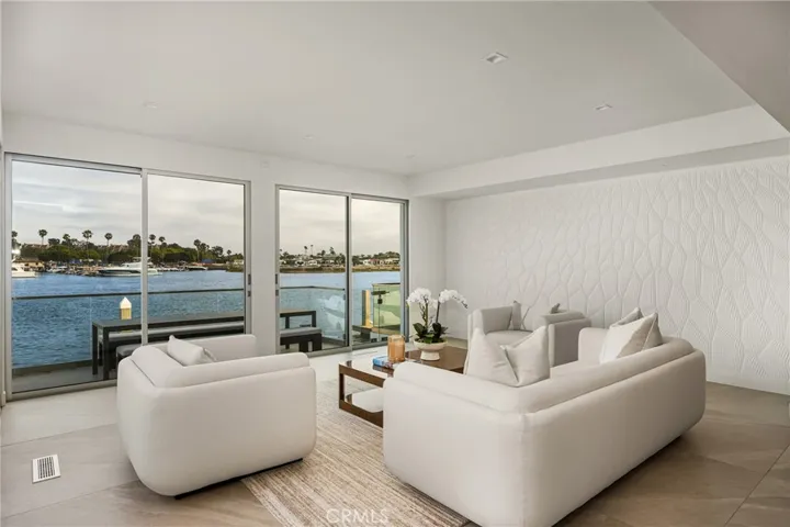 Large backlit wall creates incredible ambiance