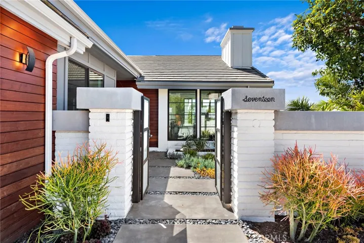Private front courtyard.