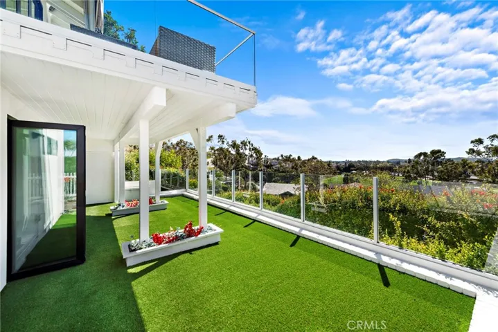 Lower level patio is off of the master bedroom and offers panoramic views.