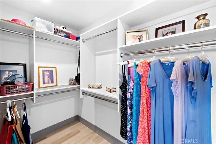 Master bedroom's original walk-in closet.