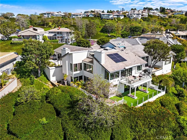 Another beautiful aerial photo of the back portion of the property.