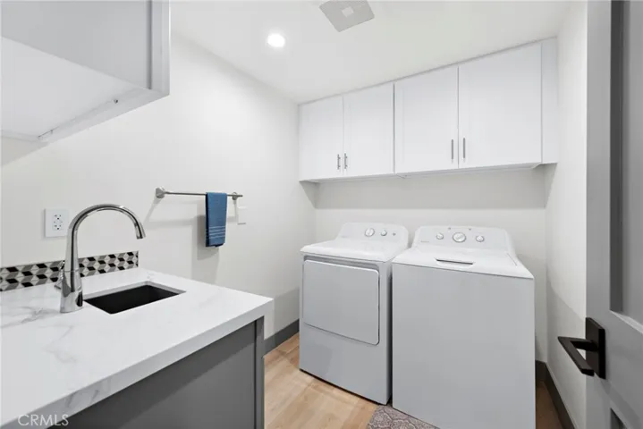 Lower level laundry room is in addition to the main level laundry room.