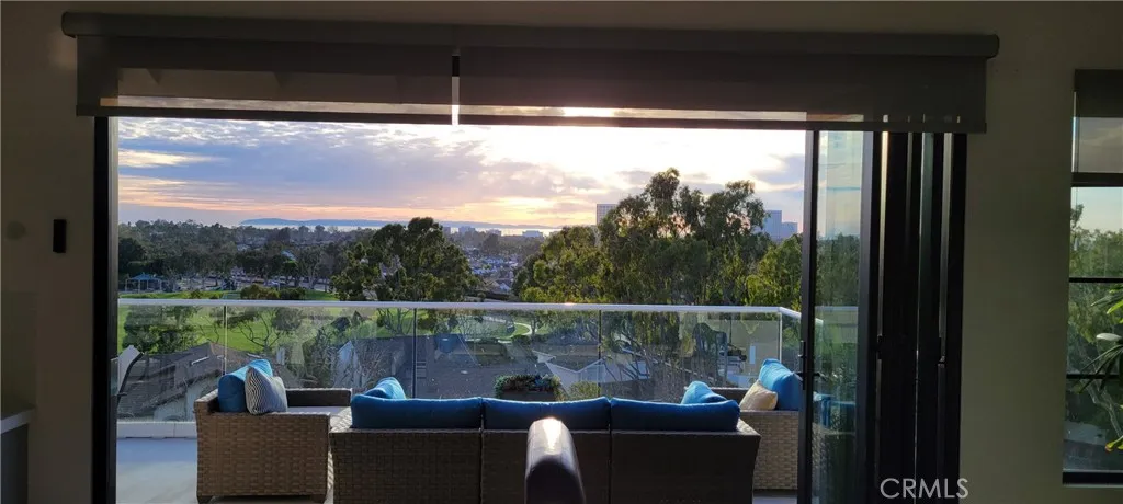 Ocean, Catalina Island & city view, taken from the family room.