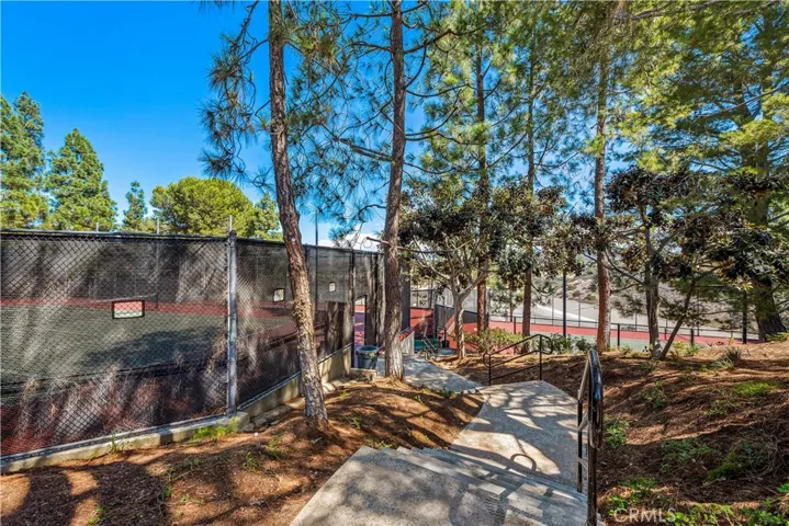 Three Tennis courts are located at the Ridgeline Drive.