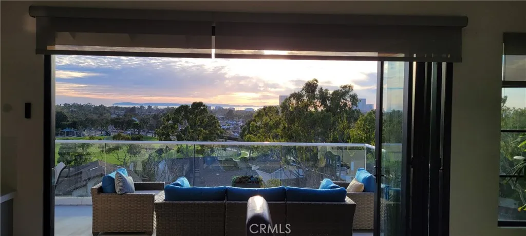 Ocean, Catalina Island & city view, taken from the family room.