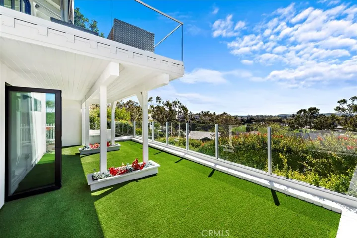 Lower level patio is off of the master bedroom and offers panoramic views.