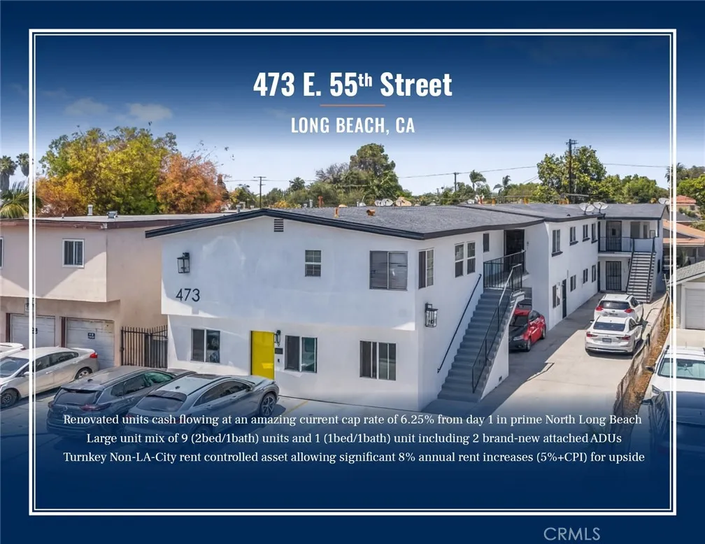 473 E 55th Street, Long Beach, California 90805, ,Residential Income,For Sale,55th,PW25148000