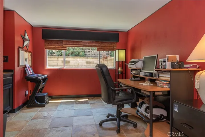 Main level office near the entry and living room.
