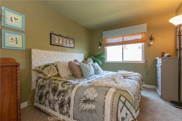 Comfortable secondary bedroom.