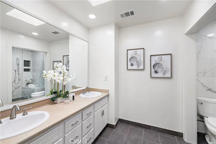 Private Primary Bathroom w/ Double Vanity