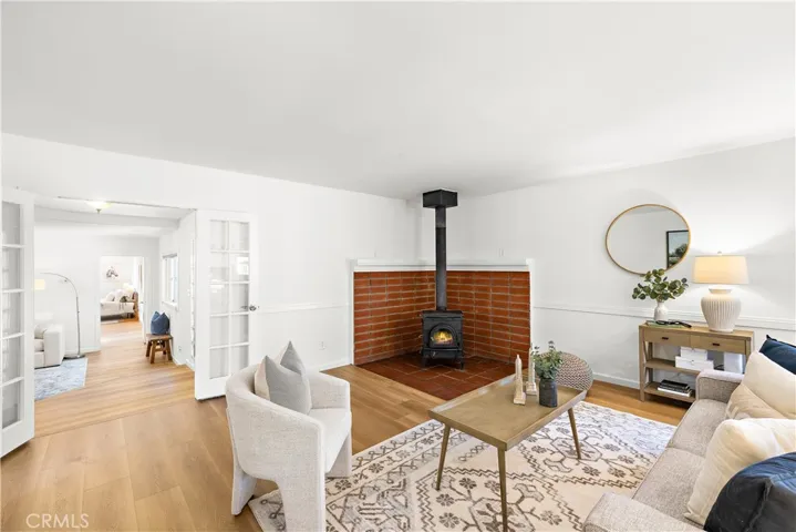 Family Room w/ Wood-Burning Stove
