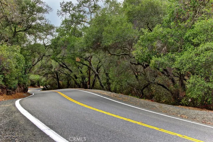 Live Oak Canyon Road Leading into Rural Trabuco