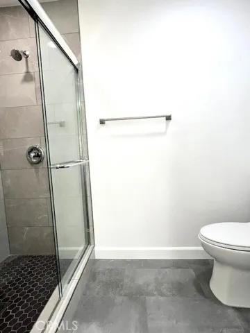 Master shower