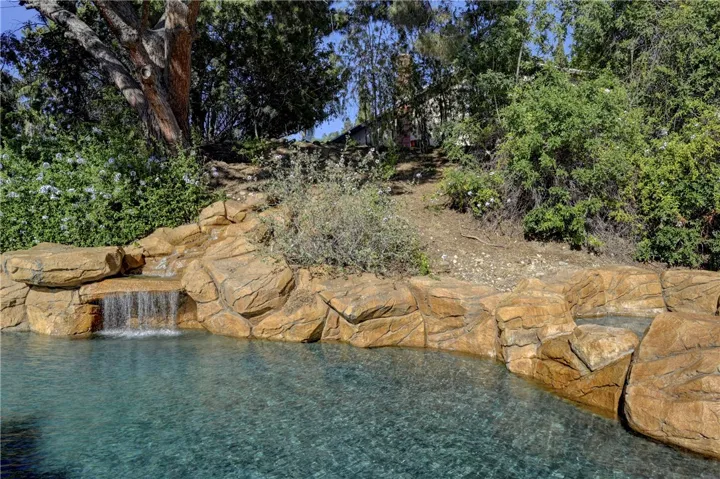 Relaxing waterfall