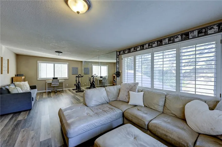 Upstairs bonus room.