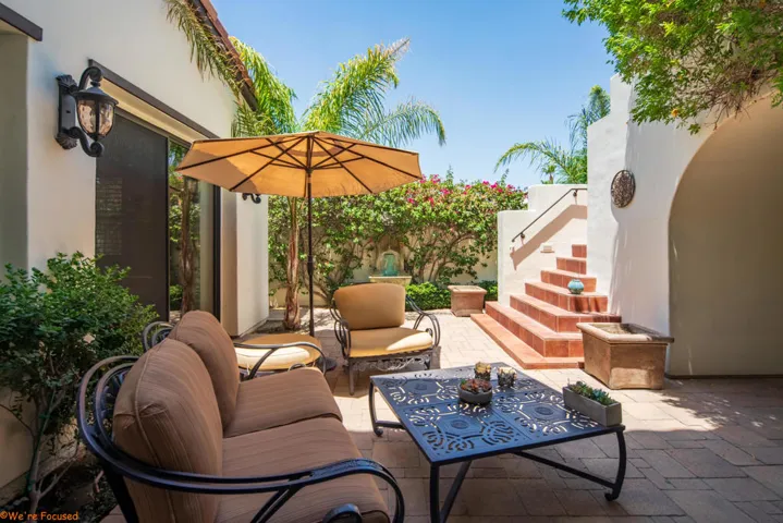 Interior courtyard