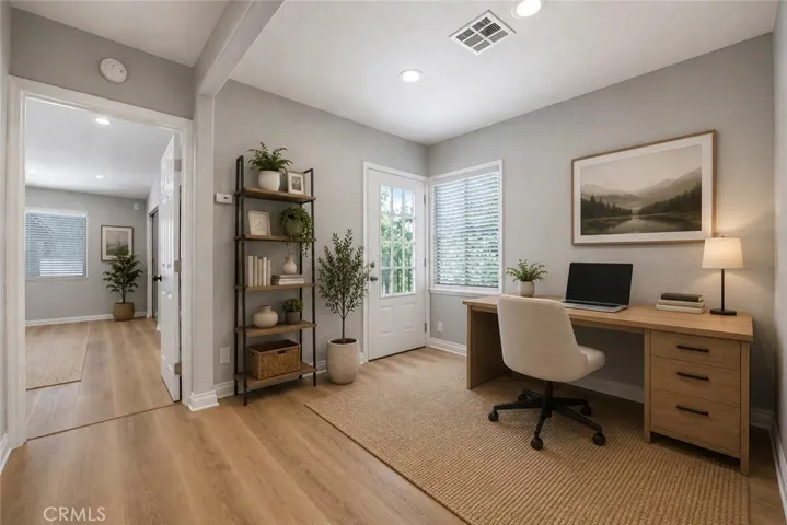 Spare room virtually staged
