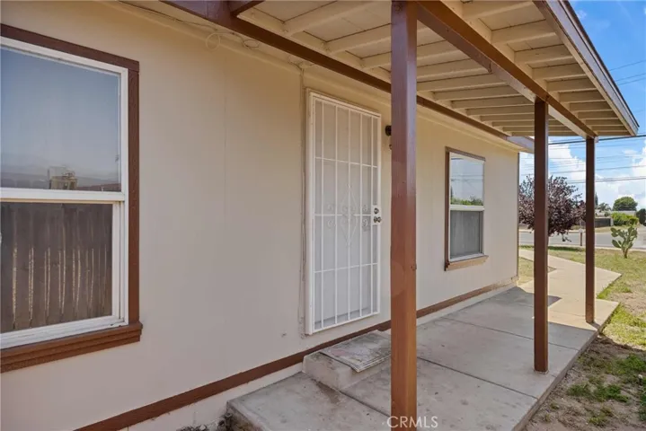 Exterior Entry looking towards the street