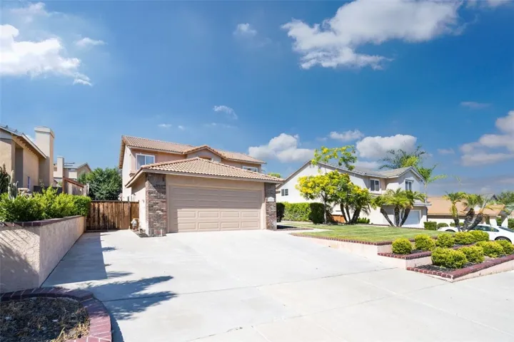 Extra wide driveway for added parking space