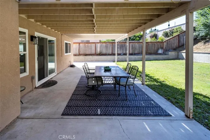 Covered patio