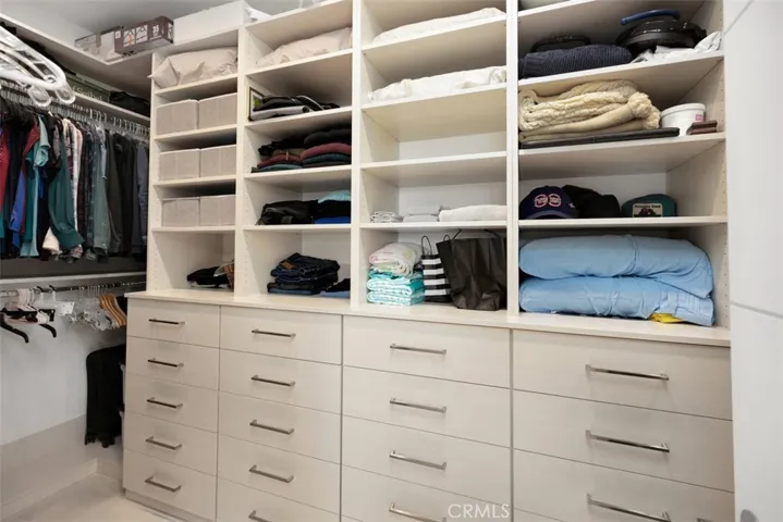 Primary walk in closet