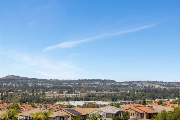Panoramic views from the primary suite