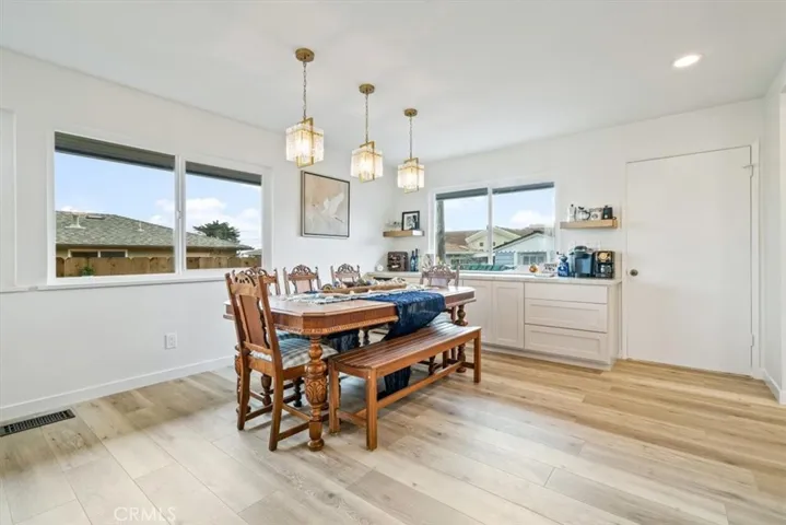 Large dining with coffee and wine bar added