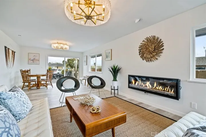 Wall mounted fireplace, custom new lighting