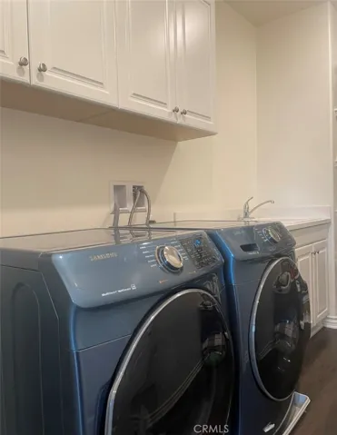Upstairs laundry room