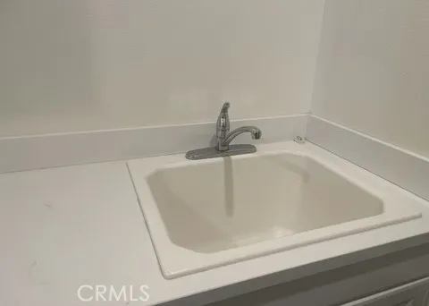 Sink in laundry room