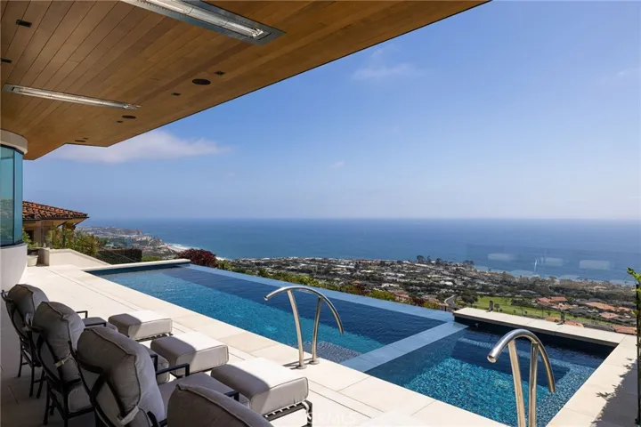 Take in the endless views from your infinity-edge and solar-heated saltwater lap pool and spa.