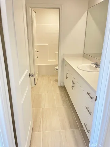 Second floor hall bathroom