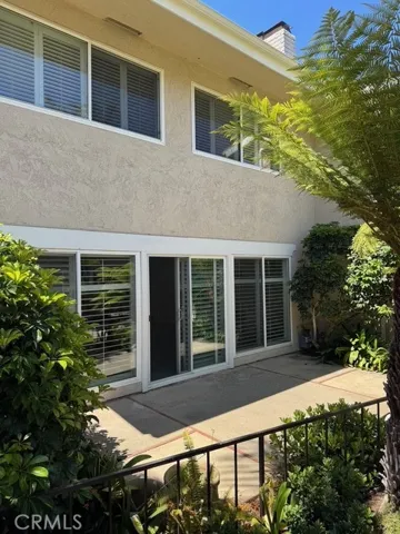 Sun drenched patio